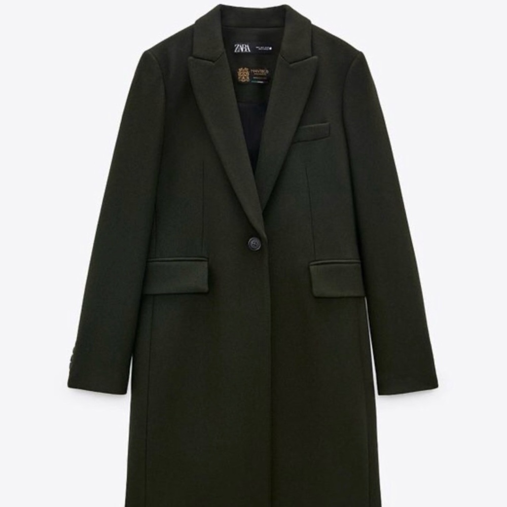 Zara Manteco Wool Long Coat